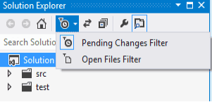 Pending Changes Filter